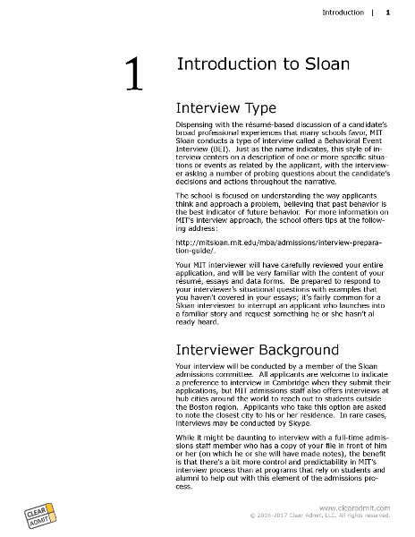 mit sloan interview essays