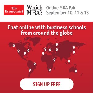 Image for The Economist Announces Fall 2014 Which MBA? Online Fair Dates