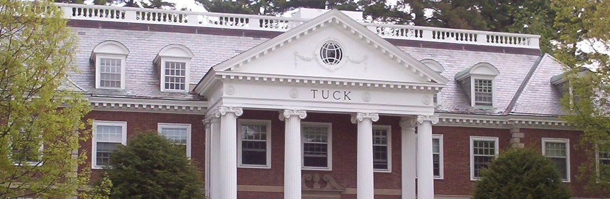 Image for Dartmouth / Tuck MBA Interview Questions & Report: Round 1 / Second-year Student / On Campus
