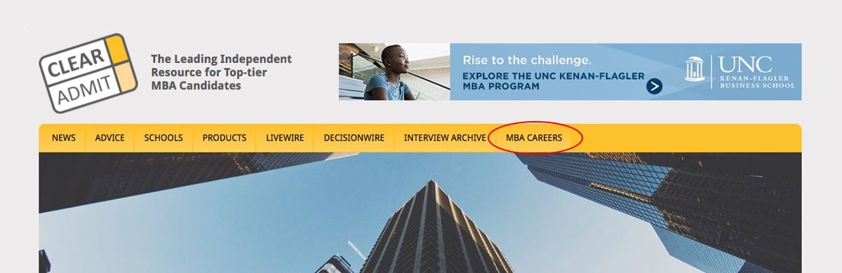 Image for Clear Admit Debuts New MBA Careers Section to Aid Prospective MBA Applicants