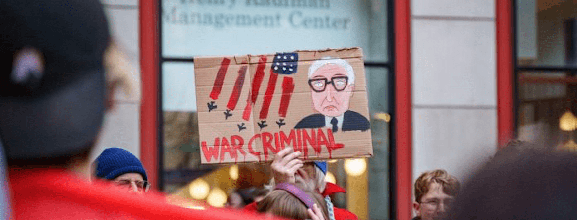 Image for Henry Kissinger Met with Vocal Protest and Disruptions at NYU Stern