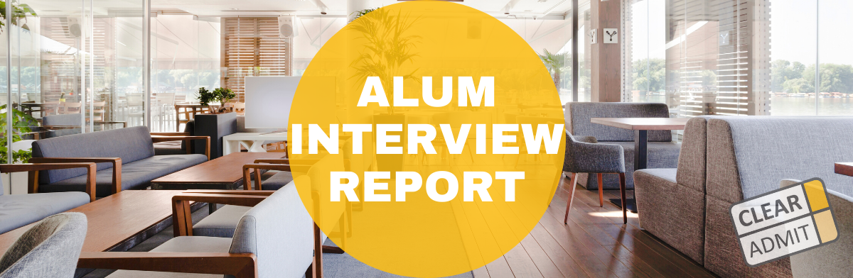 Image for Berkeley Haas Interview Questions & Report: Round 1 / Alumnus / Zoom