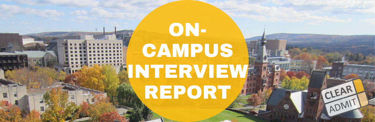 Image for Cornell Johnson Interview Questions & Report: Round 3 / Adcom / On-Campus