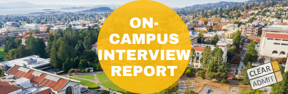 Image for Berkeley Haas Interview Questions & Report: Round 2 / First-Year Student / On-Campus