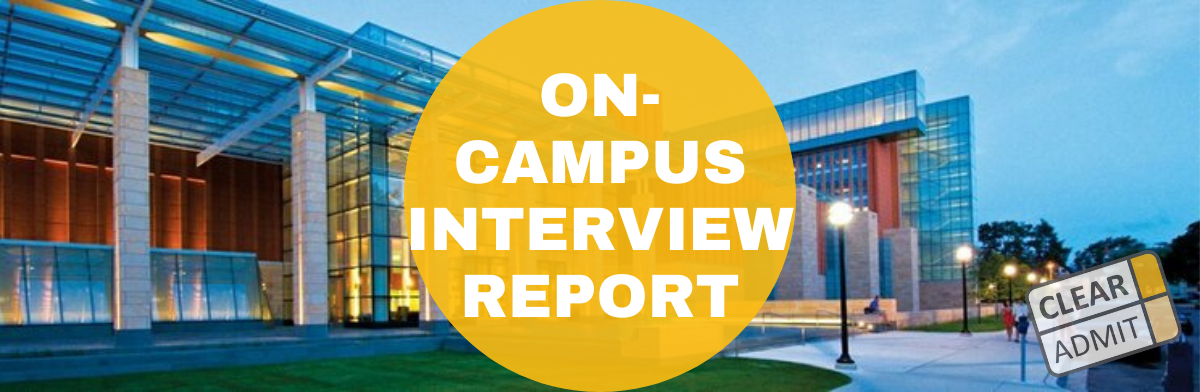 Image for Michigan Ross Interview Questions & Report: Round 1 / Second-Year Student / On-Campus