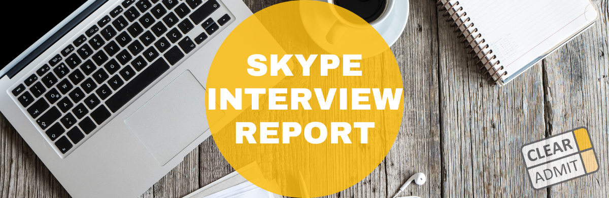 Image for Chicago Booth MBA Interview Questions & Report: Round 1 / Second-Year Student / Skype