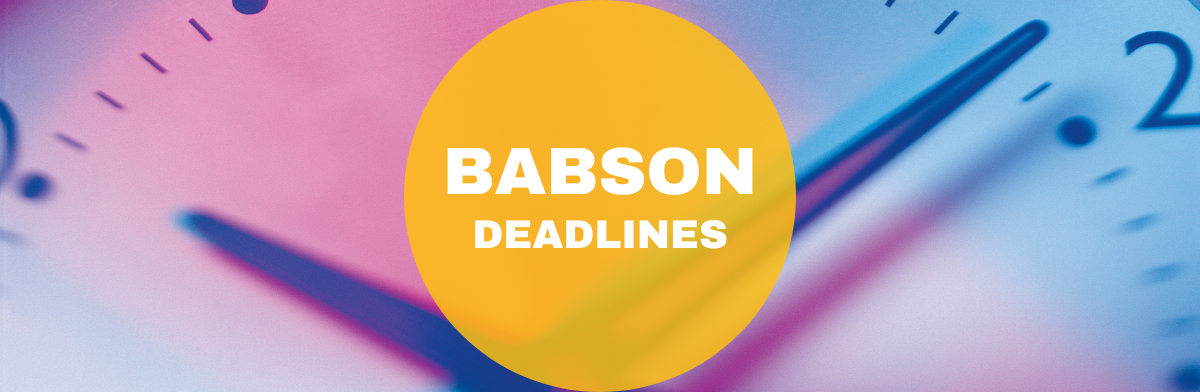 babson mba deadlines