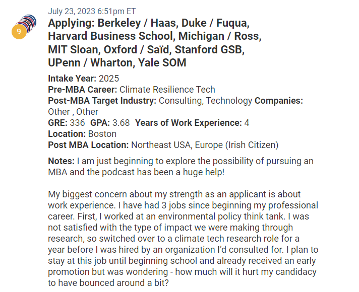 Super interesting MBA candidate with a deep interest in climate research and technology.