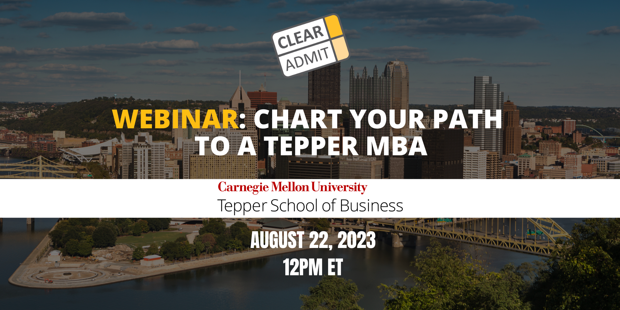 Image for Webinar: Chart Your Path to a Tepper MBA – August 2023 – Video Recap