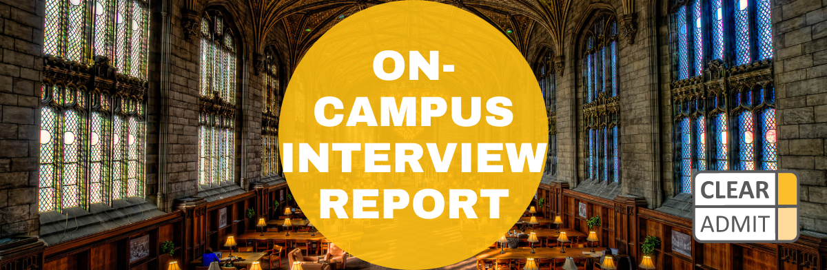 Image for Chicago Booth MBA Interview Questions & Report: Round 1 / Second-Year Student / On-Campus