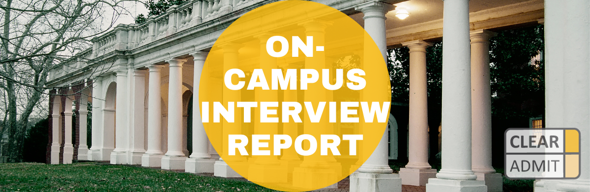Image for UVA Darden MBA Interview Questions & Report: Round 2 / Adcom / On Campus