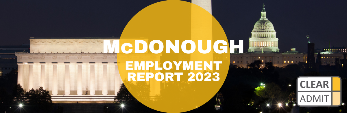 Image for Georgetown McDonough MBA Employment Report: Class of 2023 Repeats Record Salaries