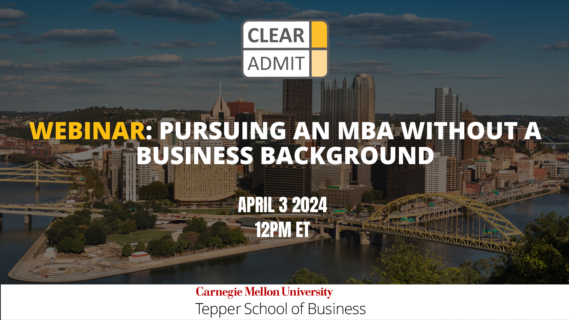 Image for Webinar: Pursuing an MBA without a Business Background – April 2024