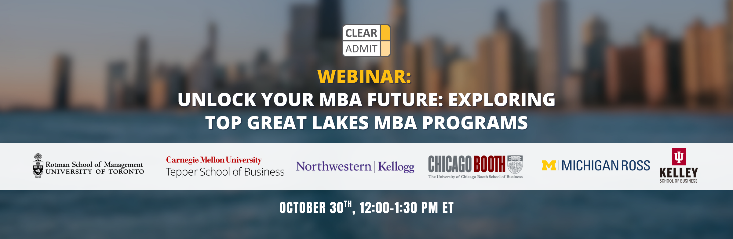 Image for Webinar: Unlock Your MBA Future: Exploring Top Great Lakes MBA Programs