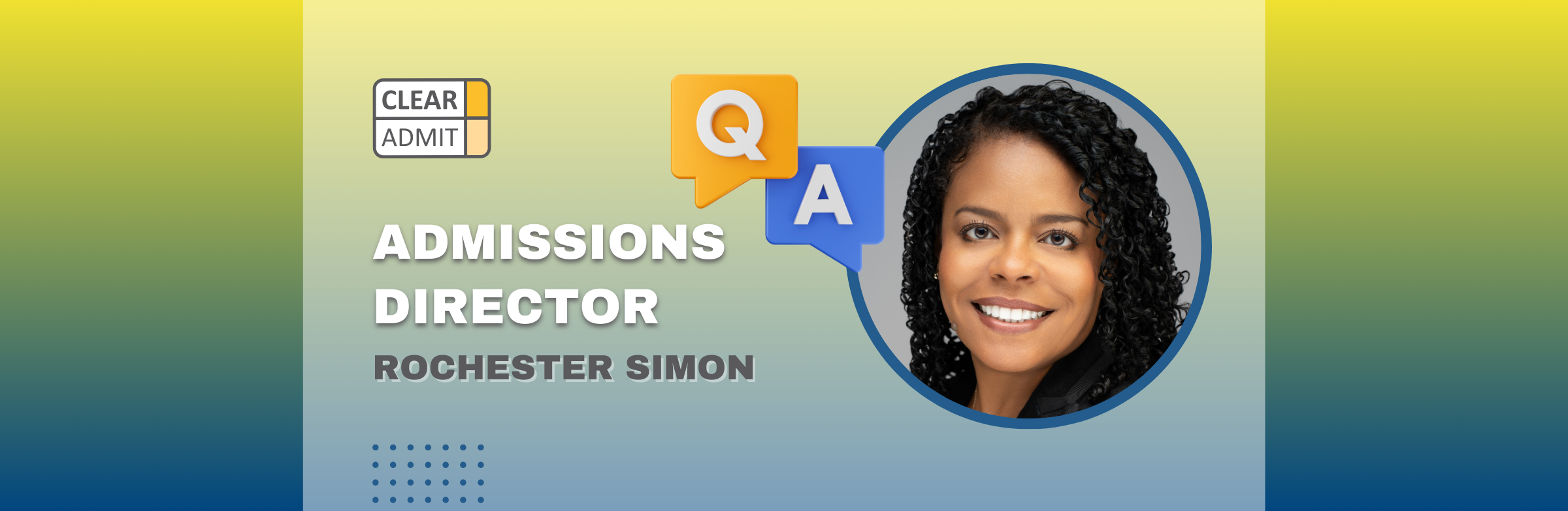 Image for Admissions Director Q&A:  Ivone Foisy of the University of Rochester Simon Business School