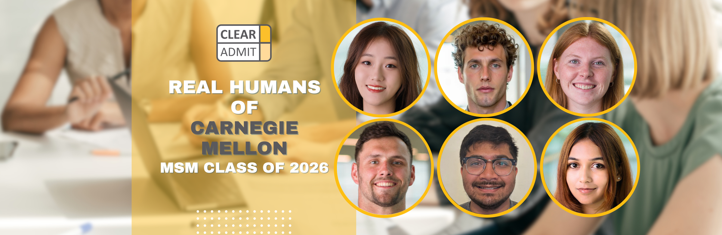 Image for Real Humans of the Carnegie Mellon Tepper MSM Class of 2026