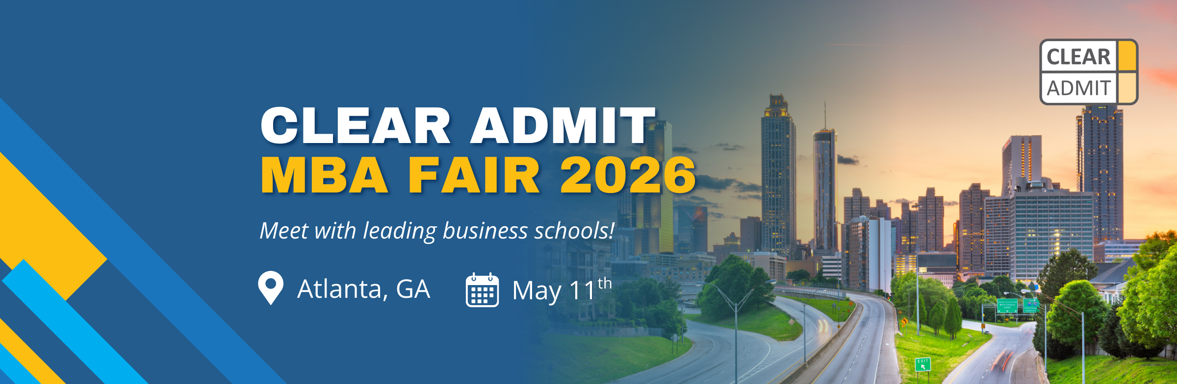 Image for Clear Admit MBA Fair 2026 – May 11th, Atlanta