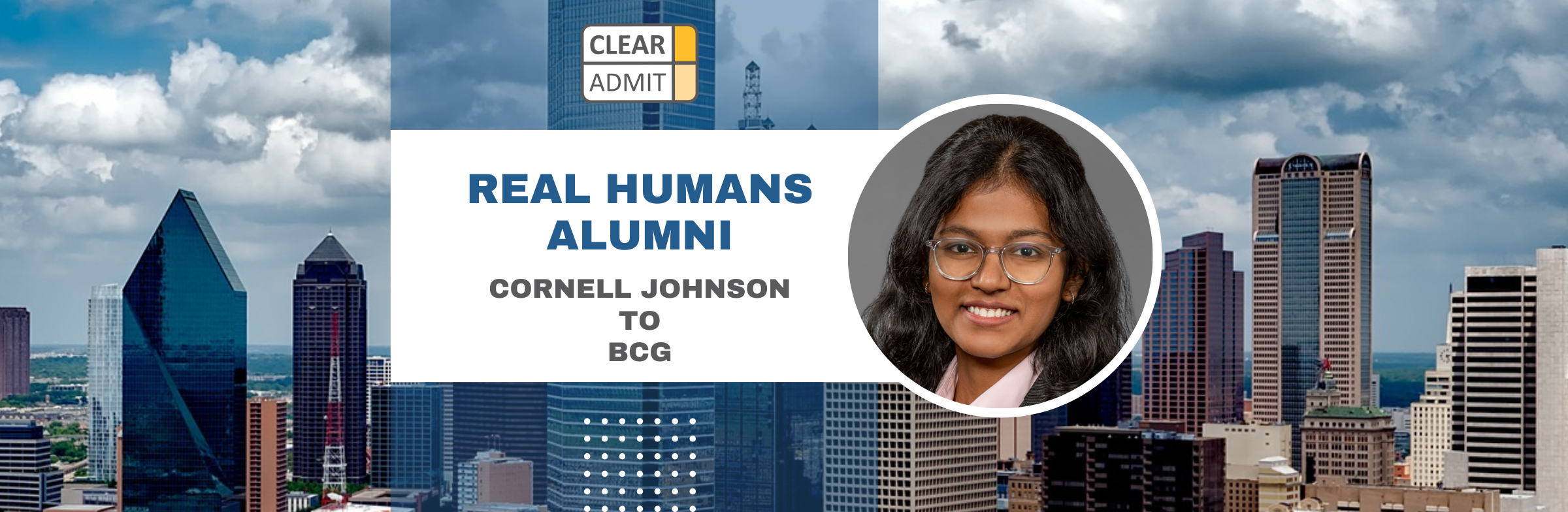 Image for Real Humans of BCG: Srinica Hampi, Cornell Johnson MBA ’25, Consultant