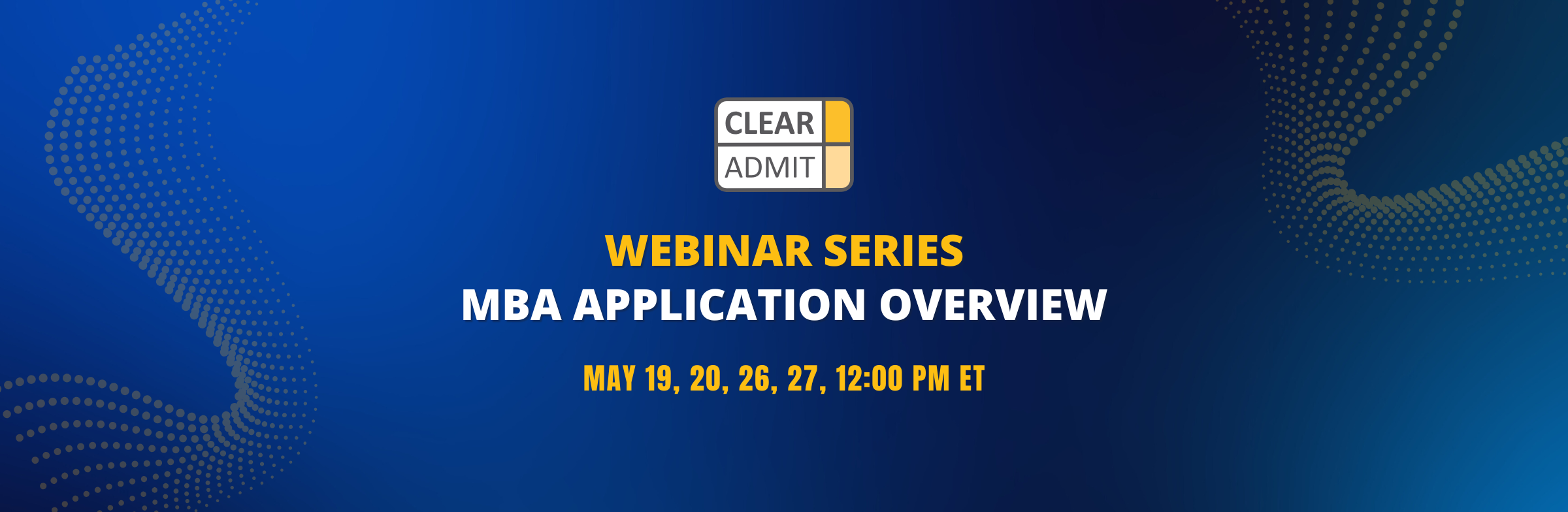 Image for Virtual Event Series: MBA Application Overview 2026