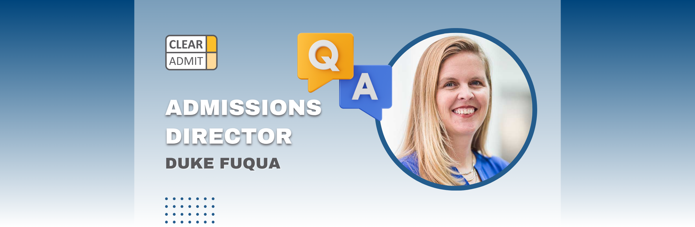 Image for Admissions Director Q&A: Allison Jamison of Duke Fuqua