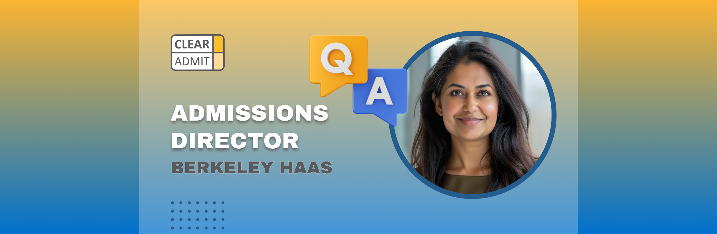 Image for Admissions Director Q&A: Sabah Khan of Berkeley Haas School of Business