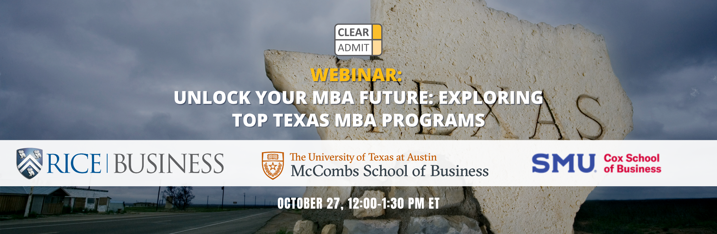 Image for Webinar: Unlock Your MBA Future: Exploring Top Texas MBA Programs
