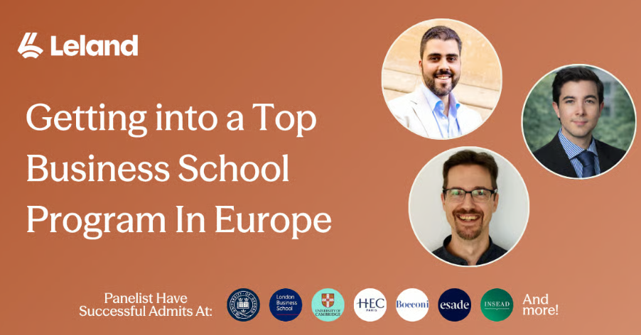Image for Getting into a Top Business School Program In Europe