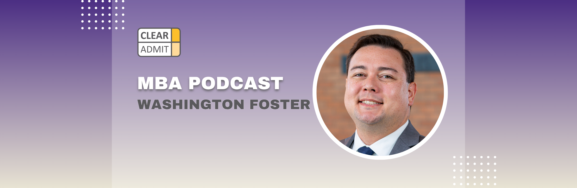 Image for Podcast: Admissions Director Q&A with Brent Nagamine of Washington Foster