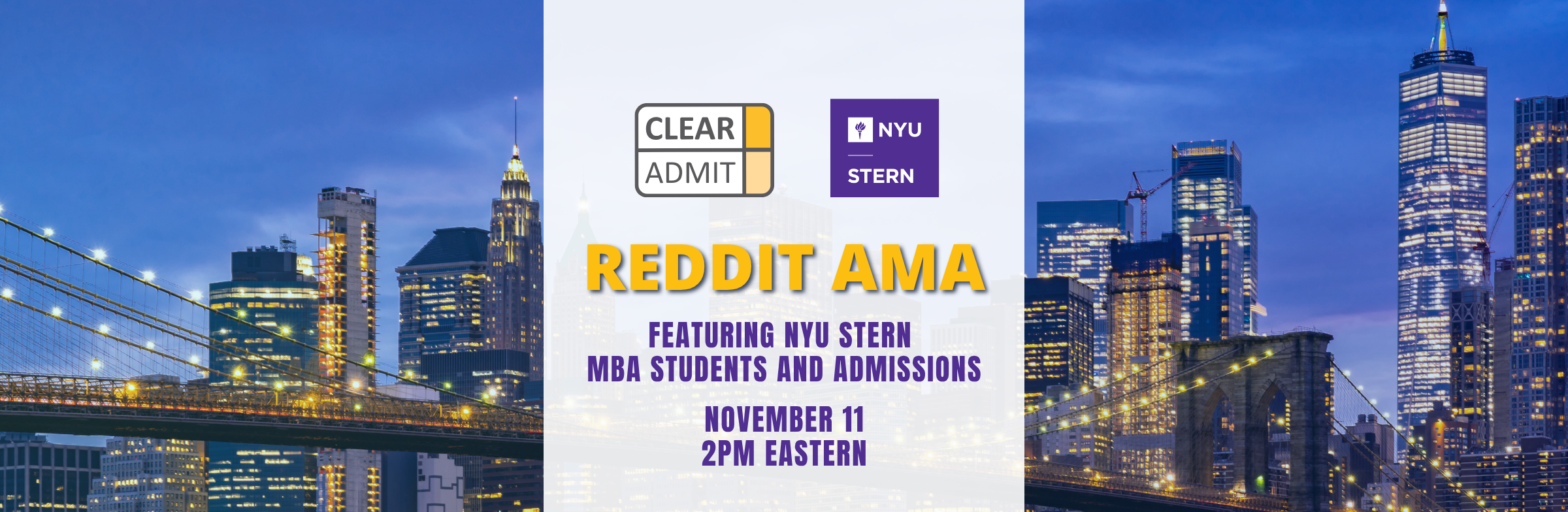 Image for Reddit AMA with NYU Stern Students and Admissions