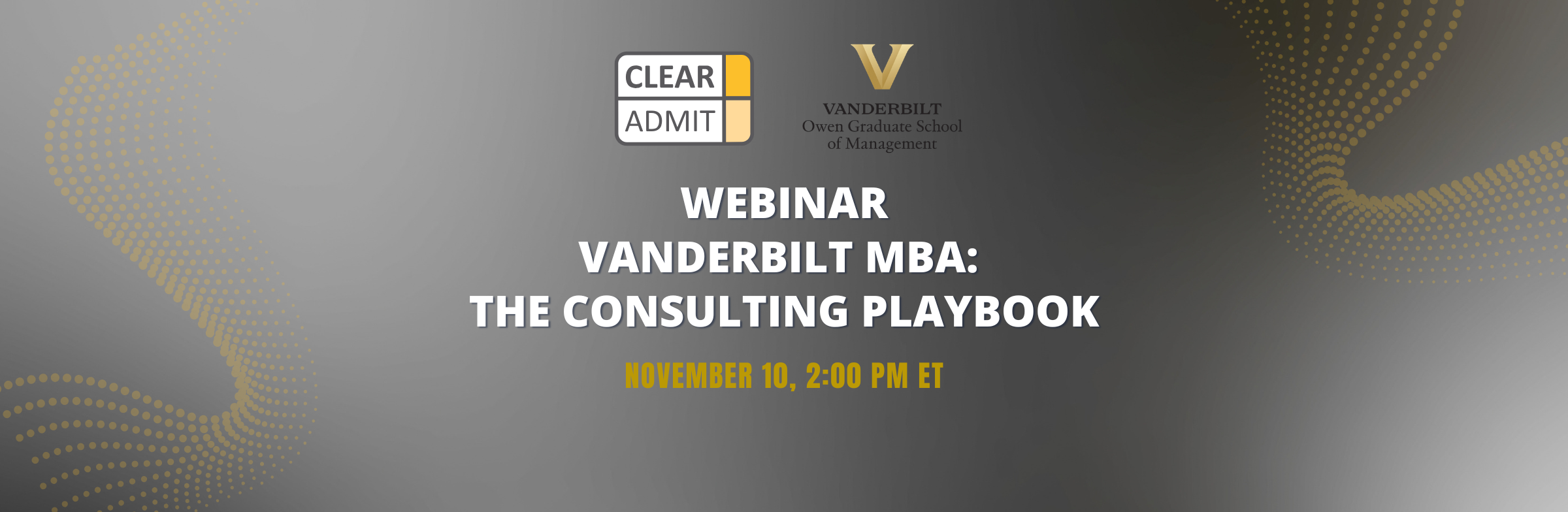 Image for Webinar: Vanderbilt Business: The Consulting Playbook – November 2026